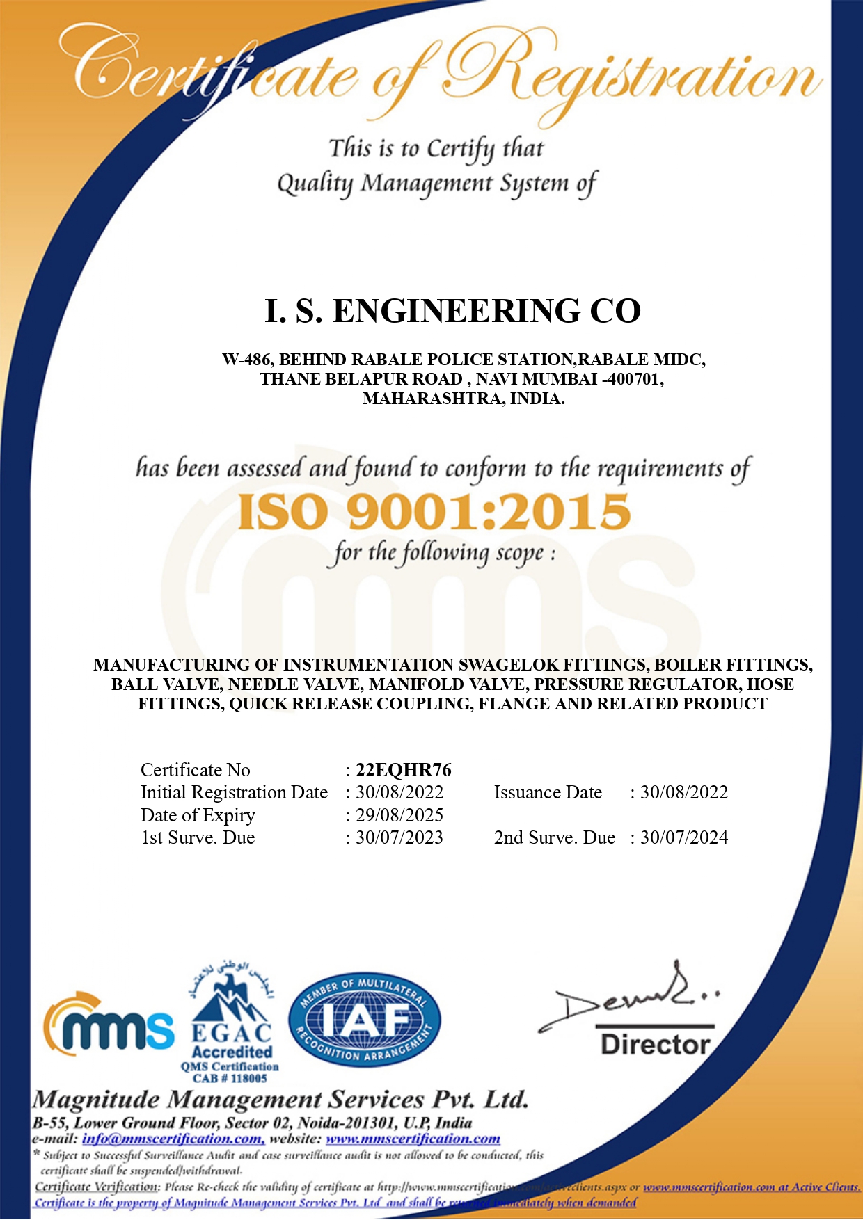 Instrumentation Valves Dealer