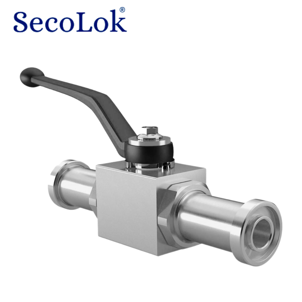2-Way Ball Valve SAE Split Flange Adapter